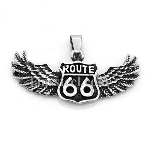 FSP17W80 Route 66 wings pendant - Click Image to Close